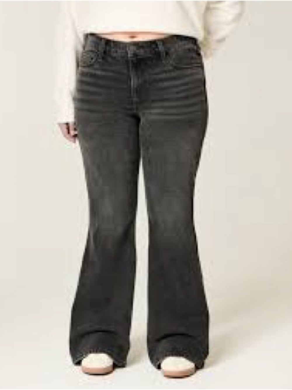 Universal Thread Black High-Rise Flare Jeans